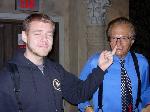 Larry King and boogers.