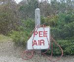 Pee air.